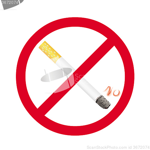 Image of no smoking sign