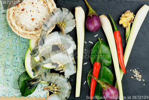 Image of Tom Yam Soup Ingredients