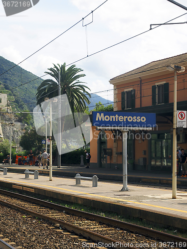 Image of editorial Monterosso train station