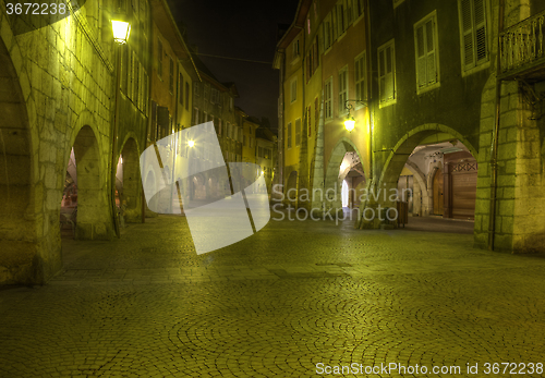 Image of Old Street in Annecy, France