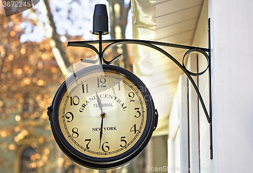 Image of Retro clock of grand central station