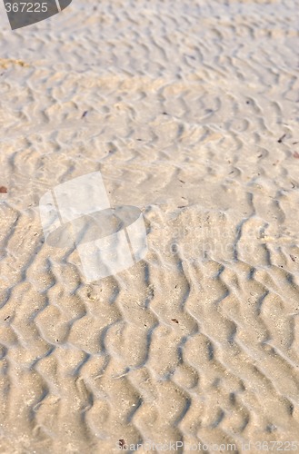 Image of ripples in the beach sand