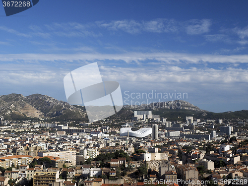 Image of panorama of Marseille France