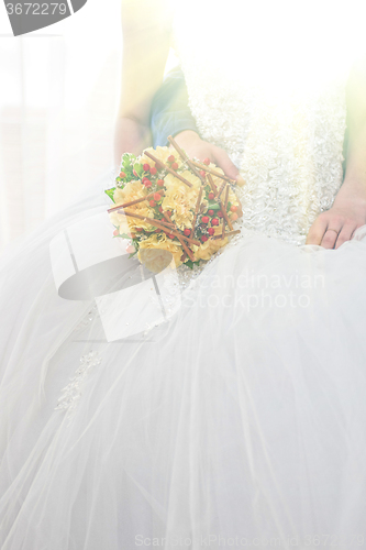 Image of Beautiful wedding bouquet 