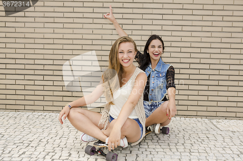 Image of Happy girls