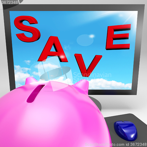 Image of Save On Monitor Shows Big Promotions