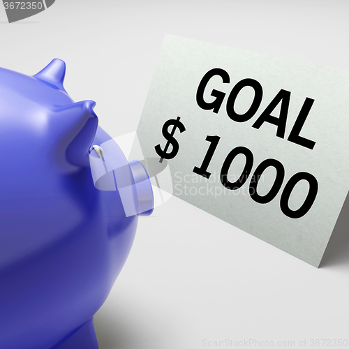 Image of Goals Dollars Shows Aim Target And Plan