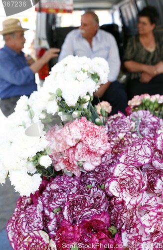 Image of Greek flower sellers