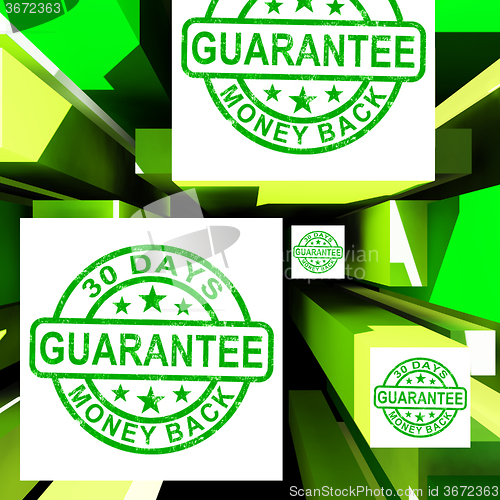 Image of Guarantee On Cubes Shows Certificated Item