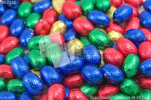 Image of easter eggs