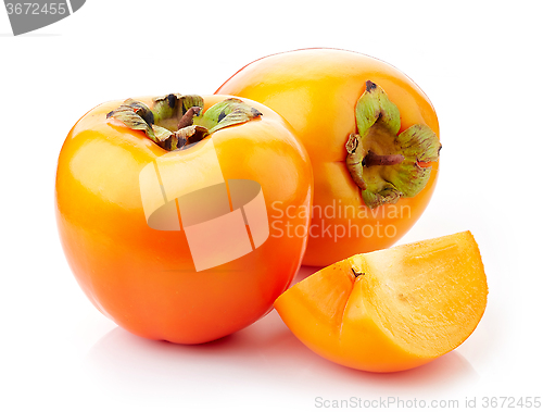 Image of fresh ripe persimmons