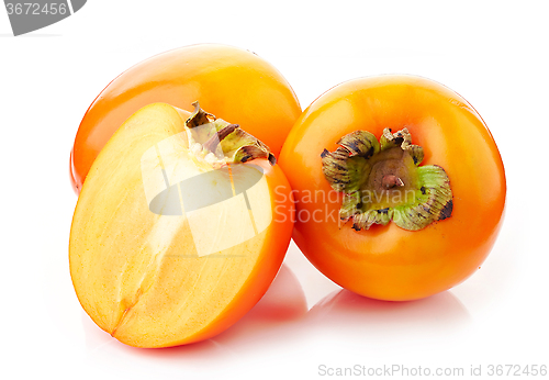 Image of fresh ripe persimmons