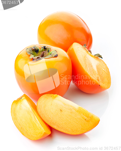 Image of fresh ripe persimmons