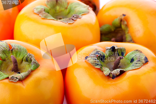 Image of fresh ripe persimmons