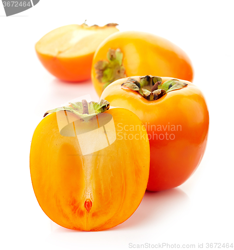 Image of fresh ripe persimmons