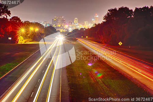 Image of nightime long exposure near columbia south carolina