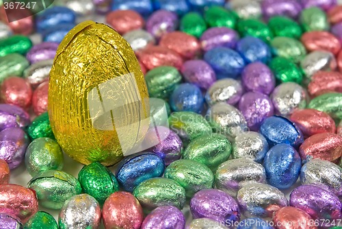 Image of easter eggs