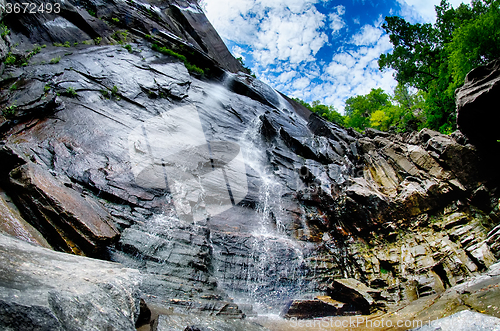 Image of Hickory Nut Falls in Chimney Rock State Park North Carolina Unit