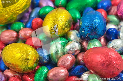 Image of easter eggs