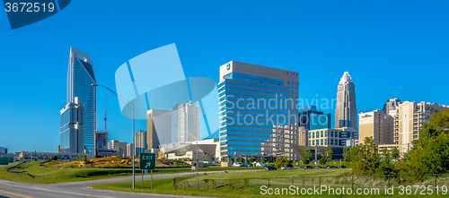 Image of charlotte north carolina cityscape of downtown