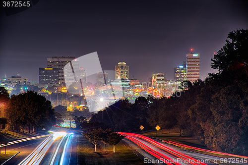 Image of nightime long exposure near columbia south carolina