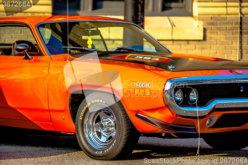 Image of classic car show in historic old york city south carolina