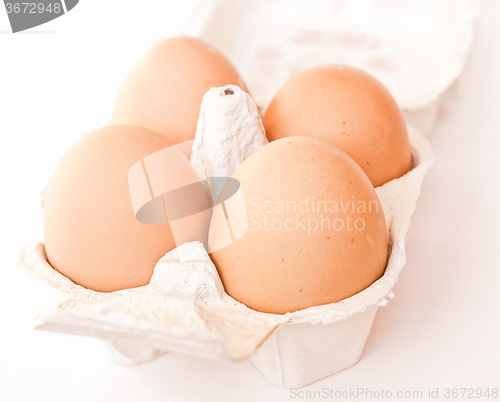 Image of Retro looking Eggs picture