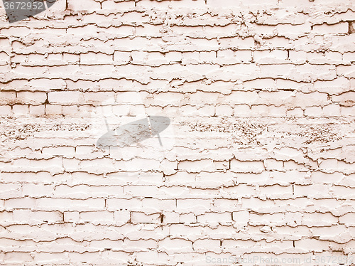 Image of Retro looking White bricks
