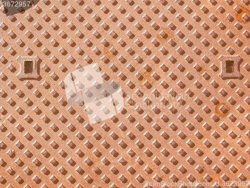 Image of Retro looking Diamond steel