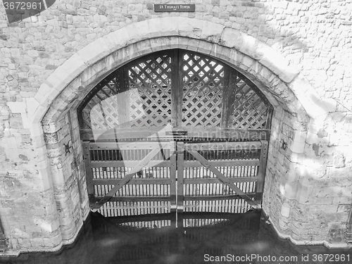 Image of Black and white Tower of London