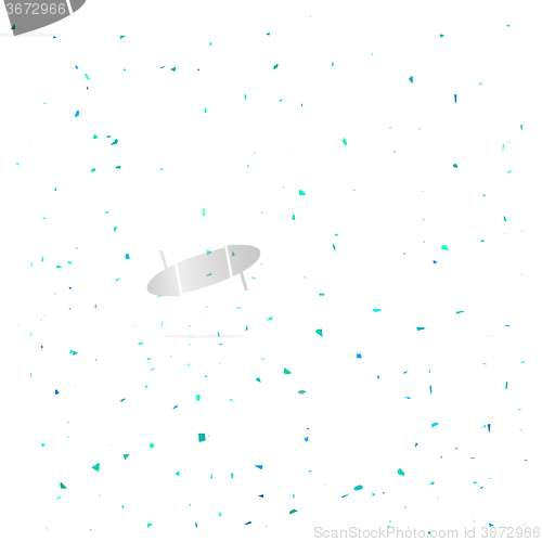 Image of Azure Confetti Background.
