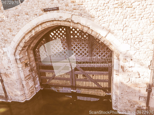 Image of Retro looking Tower of London
