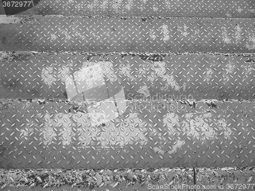 Image of Black and white Grey diamond steel background