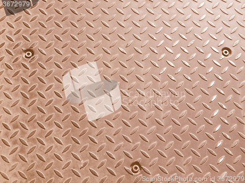 Image of Retro looking Diamond steel