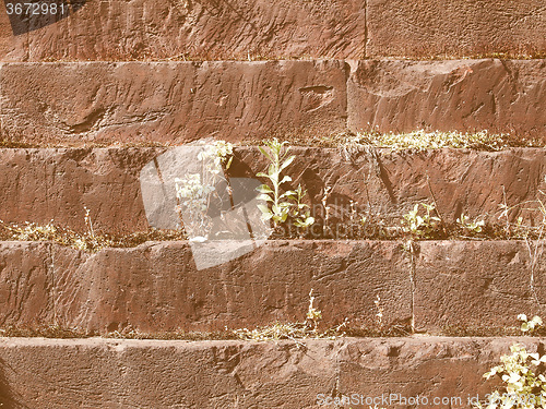 Image of Retro looking Roman wall