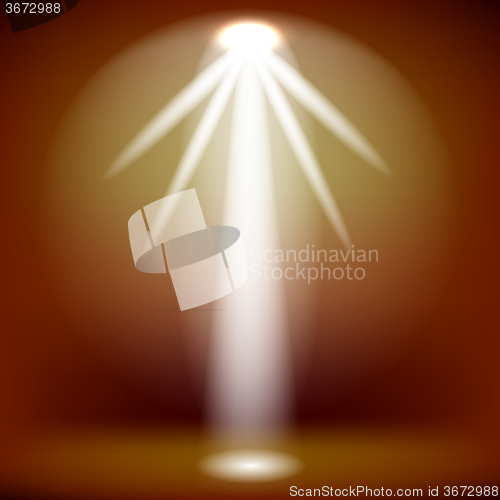 Image of White Spotlight  Background.