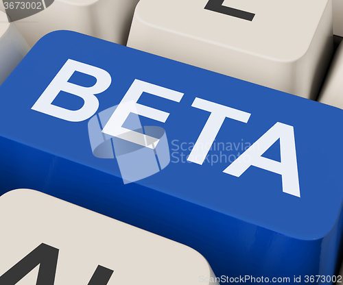 Image of Beta Key Shows Development Or Demo Version