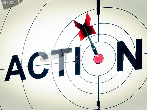 Image of Action Shows Active Motivation Or Proactive