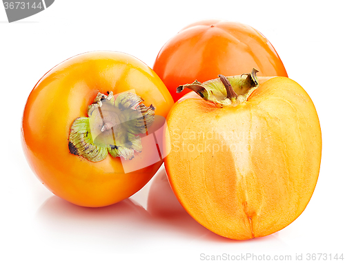 Image of fresh ripe persimmons