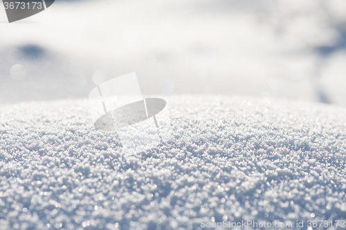 Image of fresh snow background