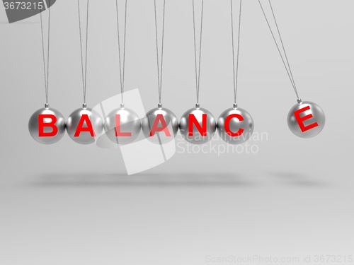 Image of Balance Spheres Shows Balanced life