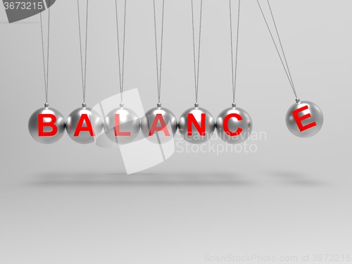 Image of Balance Spheres Shows Balanced life