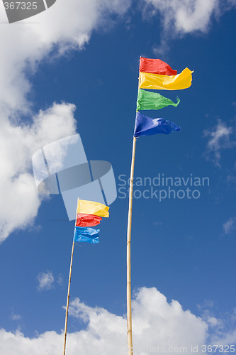 Image of Colorful flags