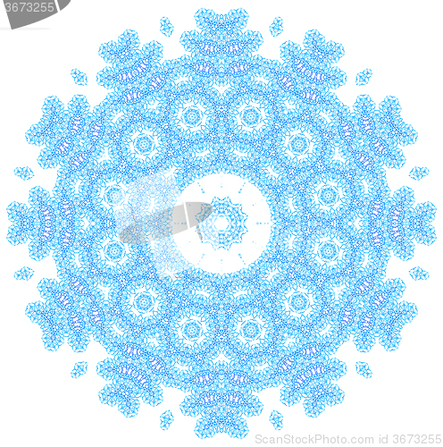 Image of Abstract snowflake