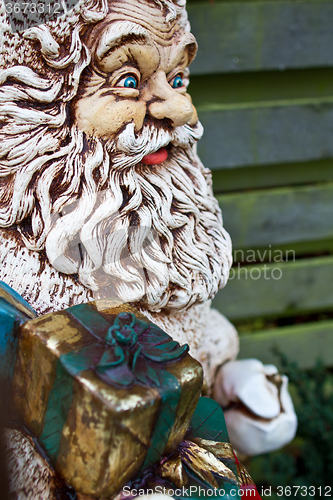 Image of Santa Claus statue