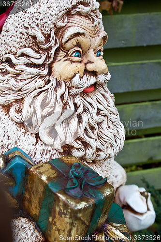 Image of Santa Claus statue