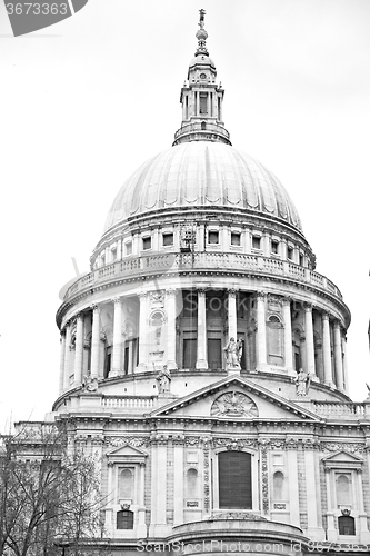 Image of st paul cathedral in london england old construction and religio