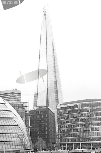 Image of new     building in london skyscraper      financial district an