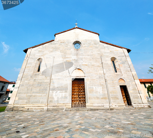 Image of travel old architecture in italy europe milan religion       and