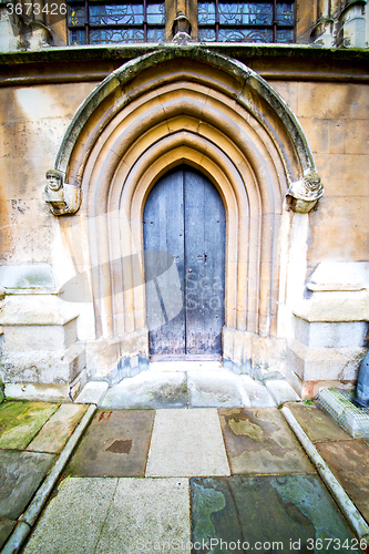 Image of weinstmister  abbey in  antique  wall